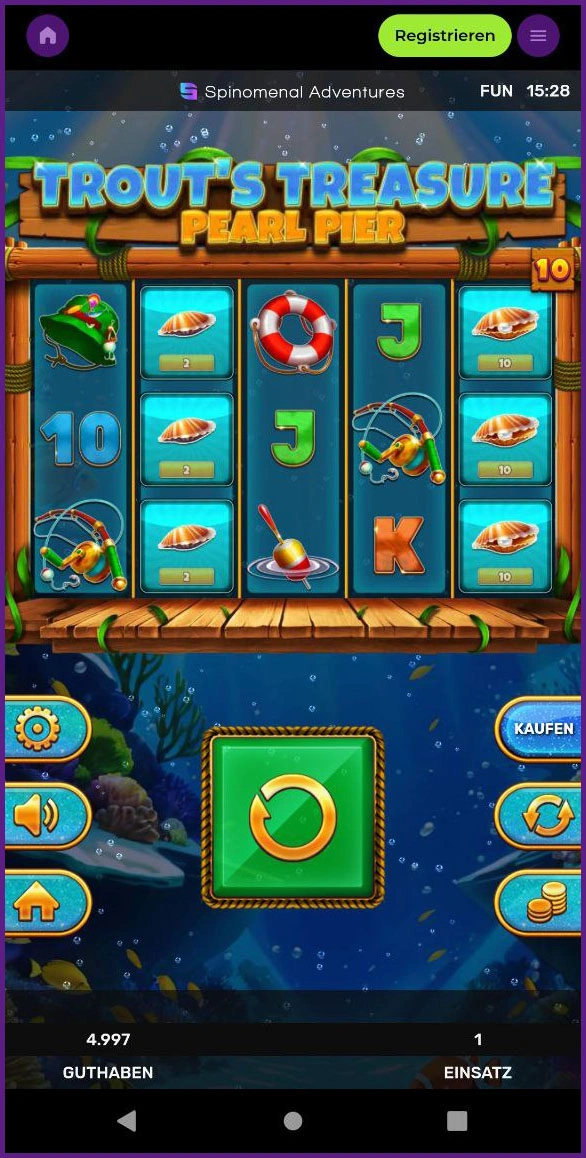 trouts trasure pearl pier